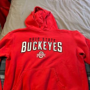 Ohio State Buckeyes college hoodie, comfy but not too thick